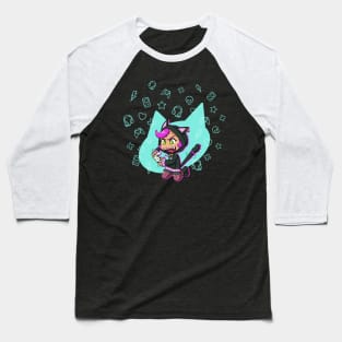 Cassi the Catgirl- Gamercat Baseball T-Shirt